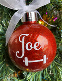 Personalised Gym Bauble