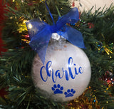 Pet Memory Bauble with Date