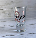 Personalised Age Shot Glass