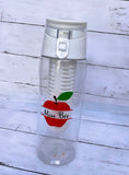 Personalised Teacher Apple Bottle