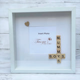 Personalised Mum and Sons Photo Frame