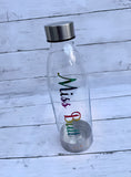 Personalised Rainbow Water Bottle