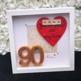 90th Birthday Frame