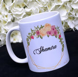 Floral Wreath Mug