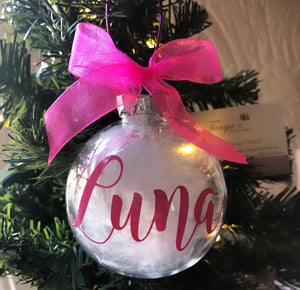 Personalised Name Bauble