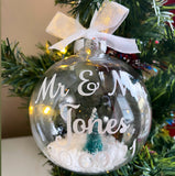 First Christmas as Mr & Mrs Bauble