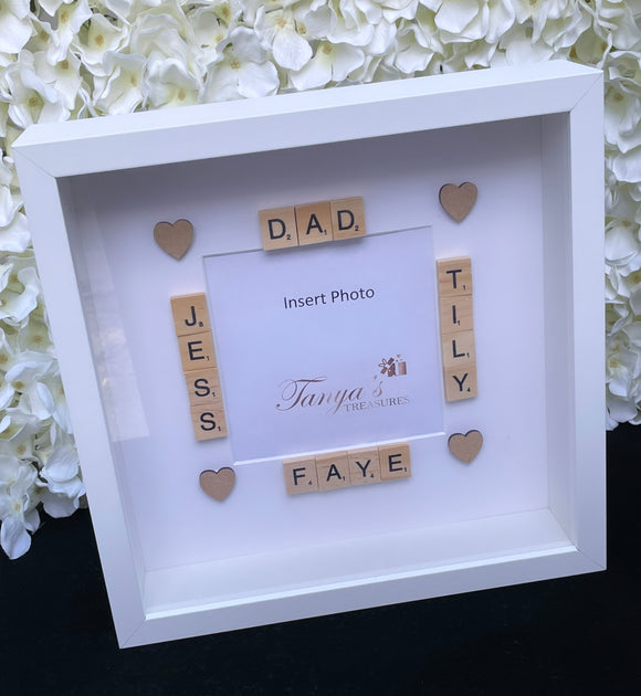 Dad Scrabble Photo Frame
